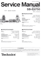 Technics - SBEH-750 - Service manual 